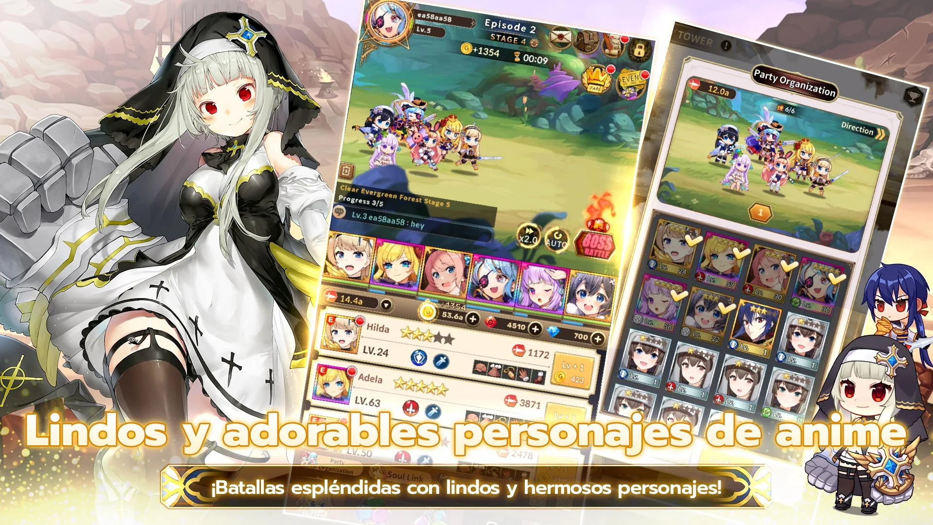 Merge Girls : Idle RPG PC