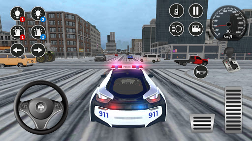 American i8 Police Car Game 3D پی سی