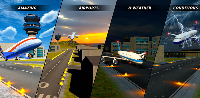 Download Real Plane Flying Simulator on PC with MEmu