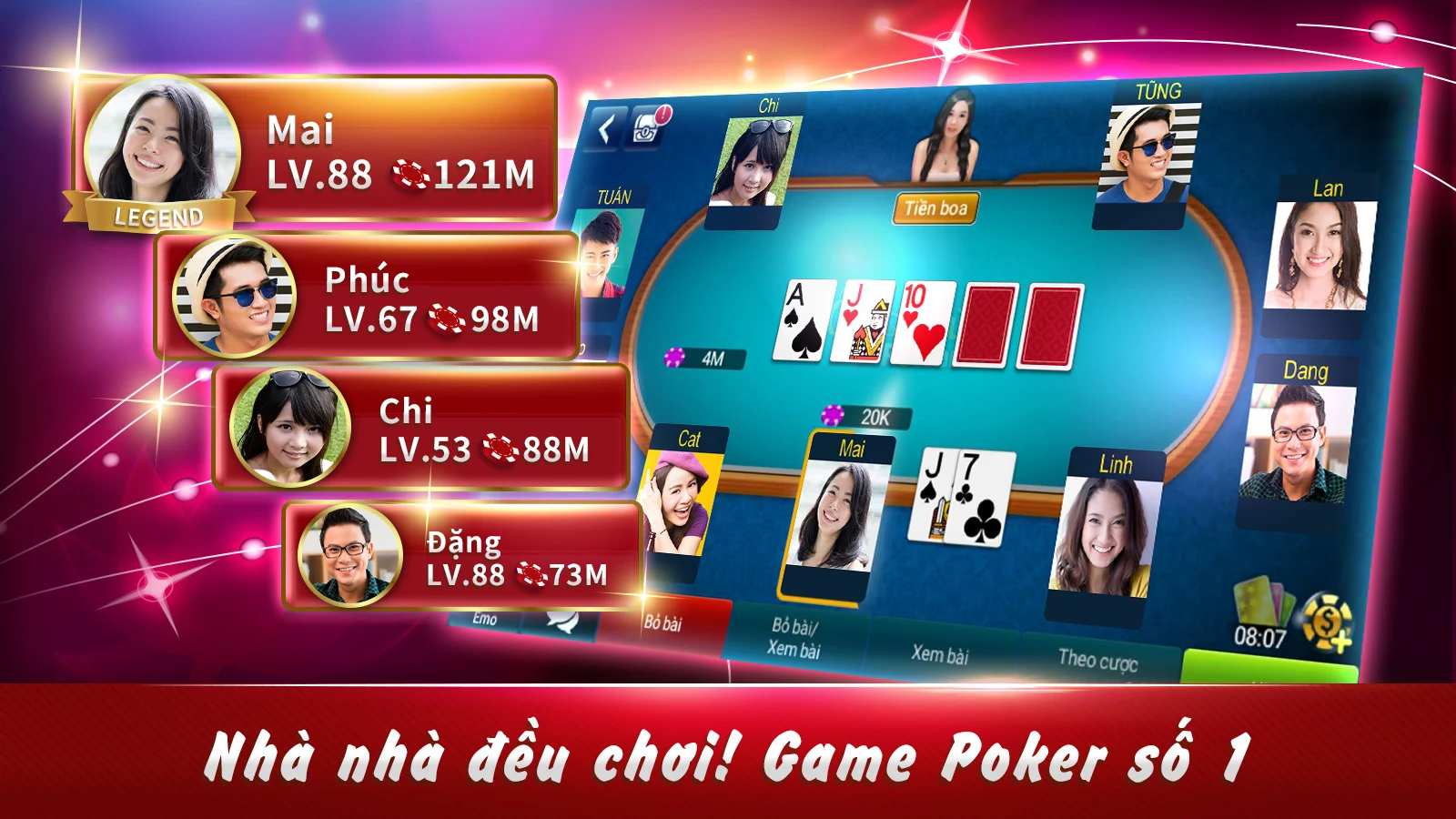 Ông trùm Poker - Game danh bai PC