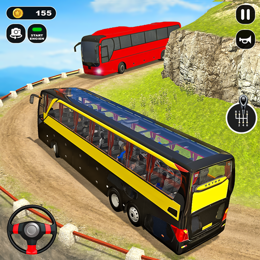 Pahadi bus game | Bus