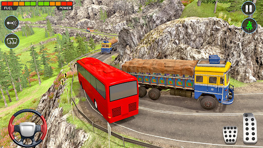 Pahadi bus game | Bus