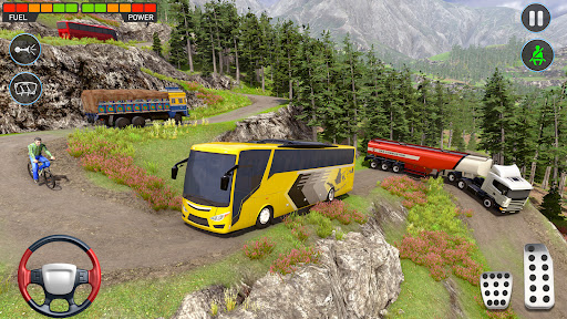 Pahadi bus game | Bus