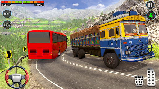 Pahadi bus game | Bus