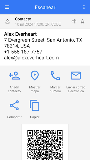 Escáner de QR / Código de Barras