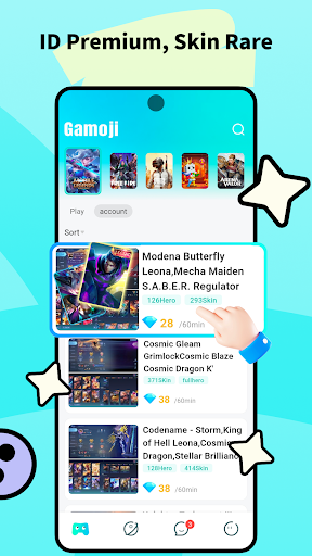 komputer Gamoji: Sewa Akaun Pro