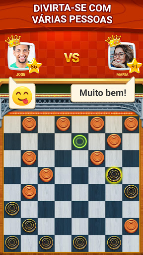 Damas online, jogar checkers