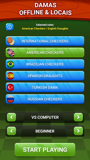 Damas online, jogar checkers