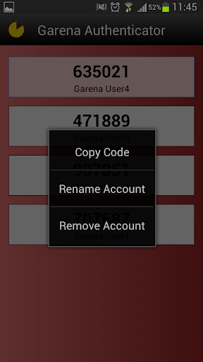 Garena Authenticator পিসি