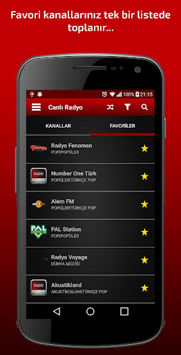 Mobil Canlı Radyo Tüm Radyolar PC