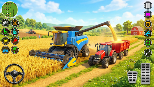 Farming Tractor Harvest Game PC