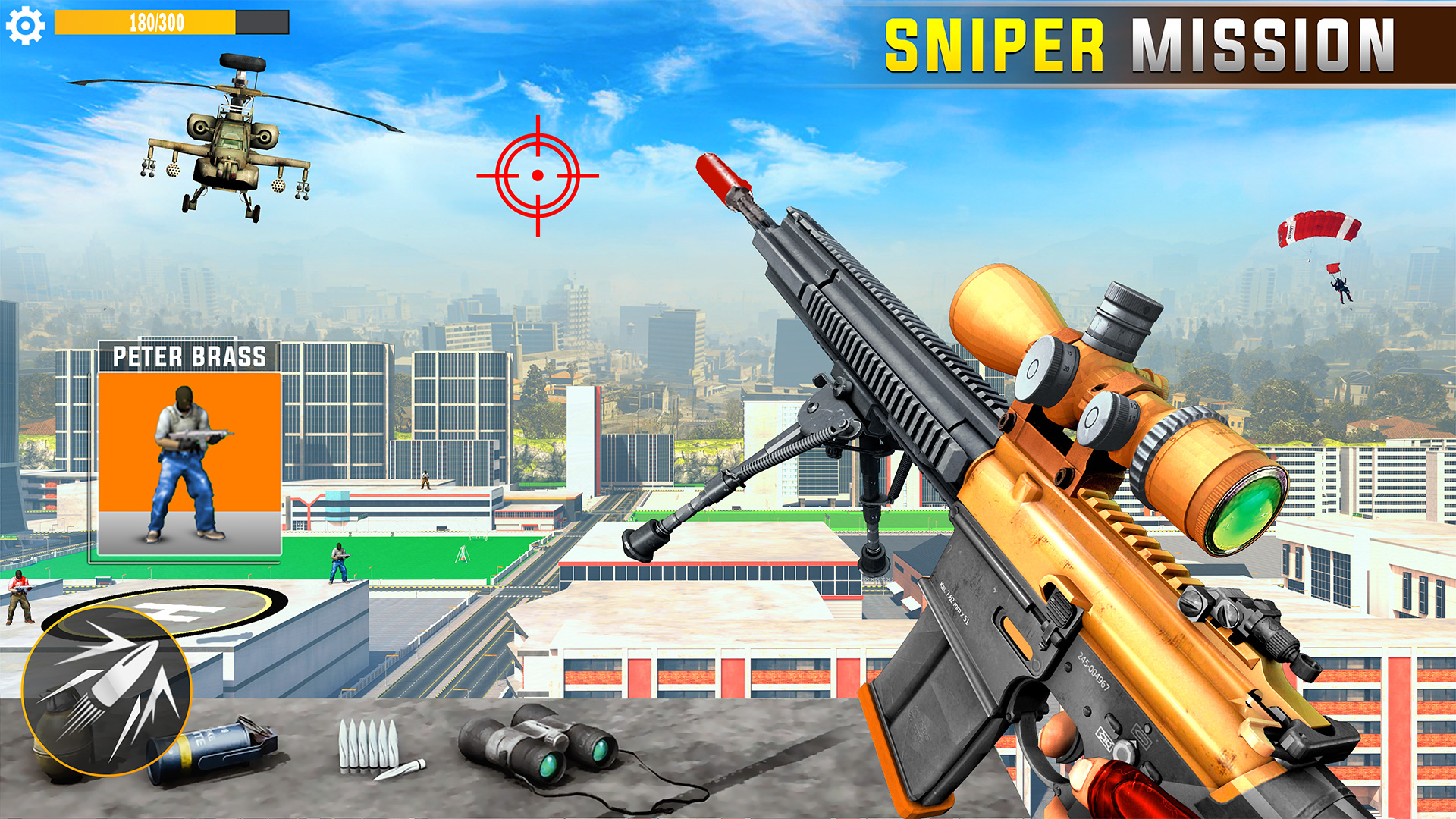 Download Banduk Game Sniper Gun Games on PC with MEmu