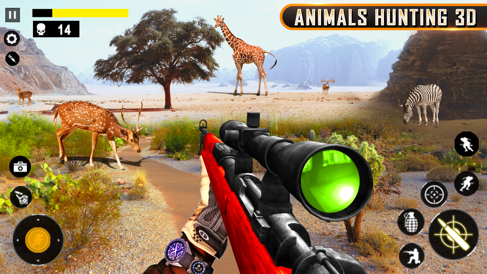 Download Wild Animal Hunting Games 3D on PC with MEmu