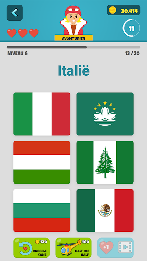 Vlaggen 2: Aardrijkskunde Quiz PC