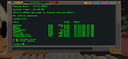 Hacker Online RPG