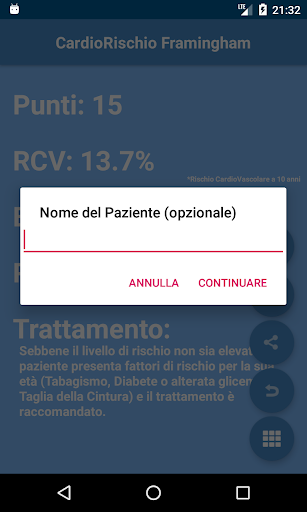 CardioRischio Framingham PC
