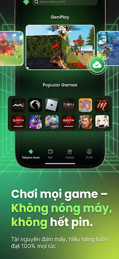 komputer GenPlay – Cloud Phone Gaming