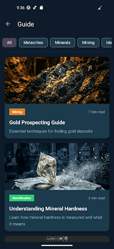 Geo Maps: Gold, Gems & Meteors