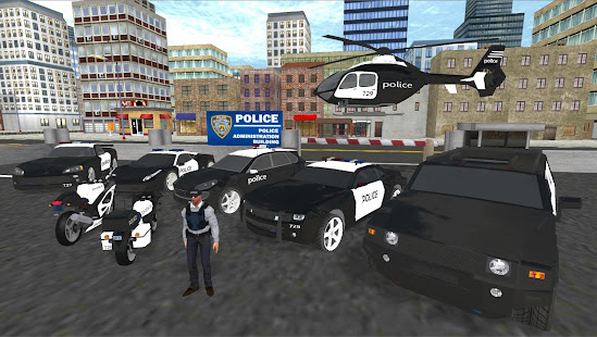 ماشین پلیس واقعی ماشین رانندگی شبیه ساز 3D PC