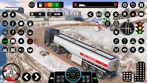 Oil Truck Driving Games