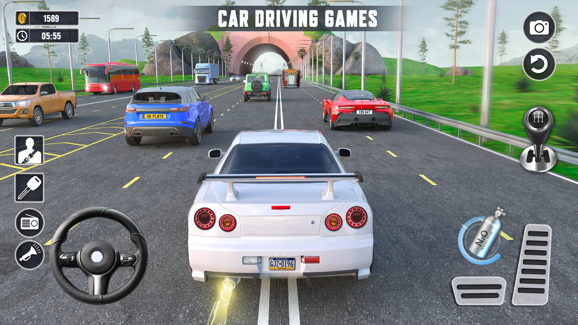 Real Highway Car Racing Games PC