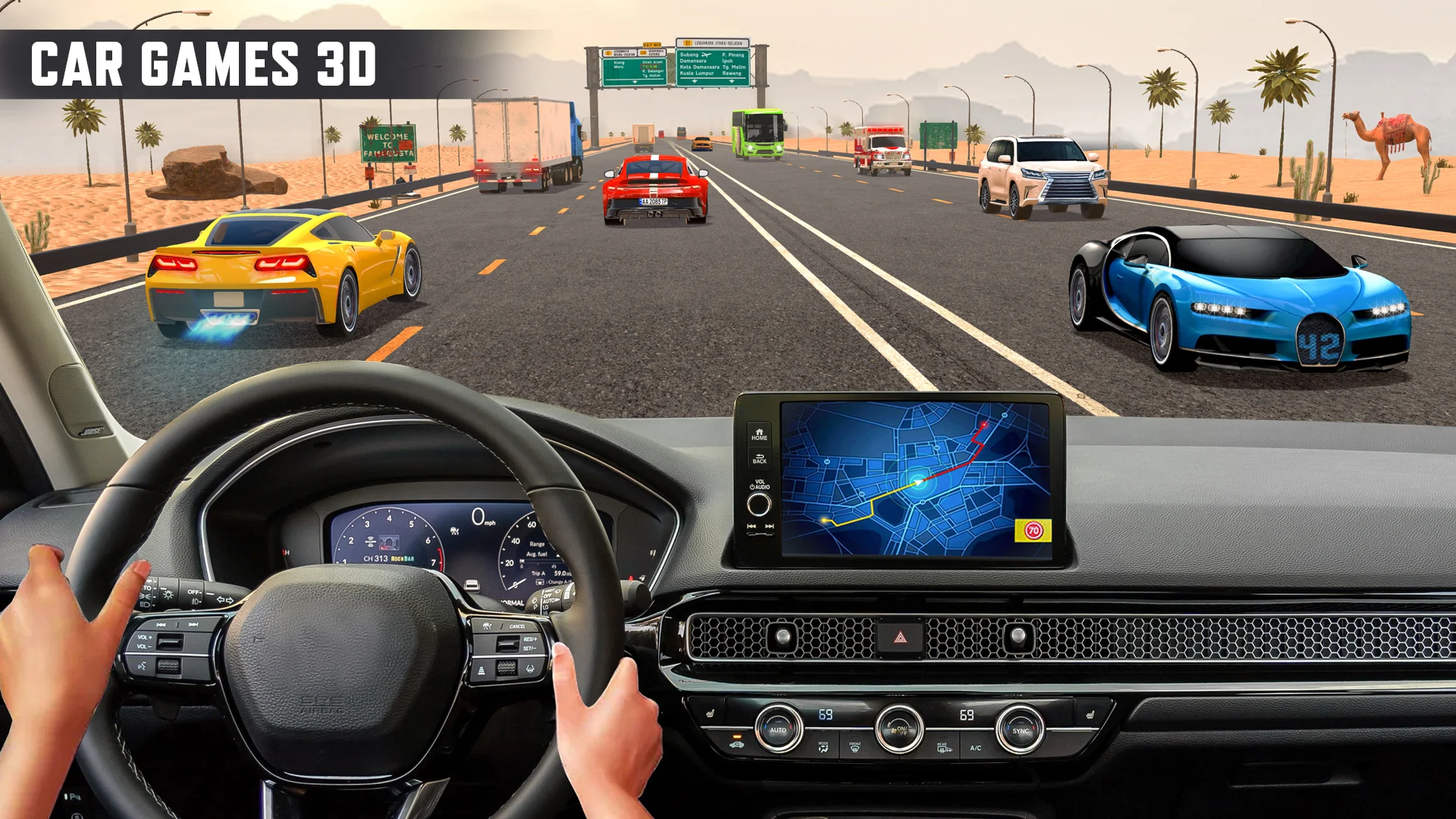 Real Highway Car Racing Games PC