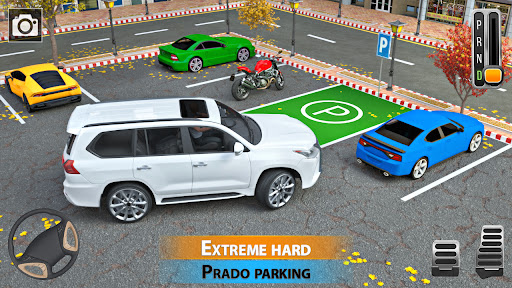 Real Prado Car Parking Games 3D: Driving Fun Games