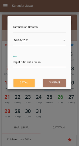 komputer Kalender Jawa Lengkap