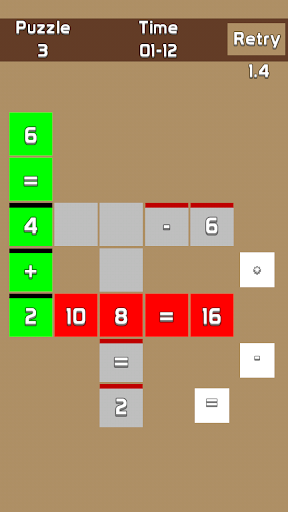 komputer Math Pieces : Brain Game