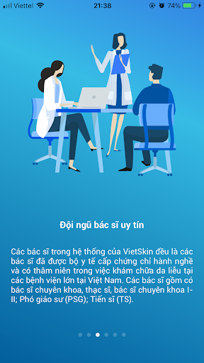 VietSkin - Kết nối bác sĩ da l PC