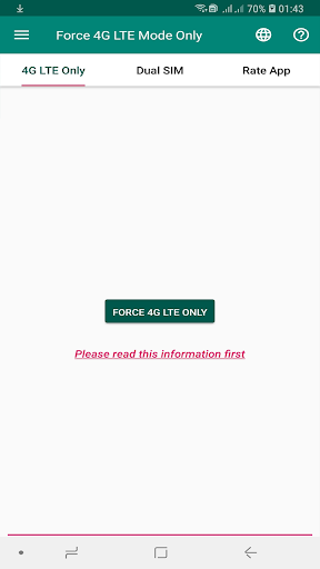 Force 4G LTE Mode Only পিসি