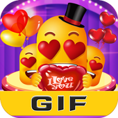 Love Emoji Gif For WhatsApp para PC