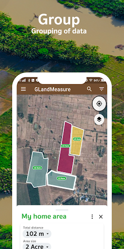 قياس الأرض GPS - GLandMeasure الحاسوب