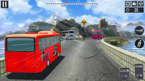 Uphill Bus Driving