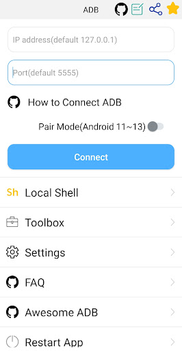 komputer ADB Shell - Debug Toolbox