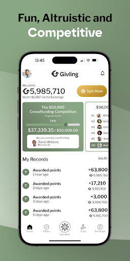 Givling Mobile Crowdfunding PC