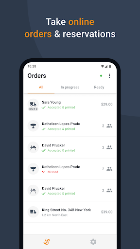 Restaurant Order-Taking App PC版