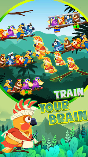 فرز الطيور 2: لغز الألوان الحاسوب