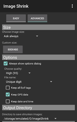 Image Shrink—Batch resize PC