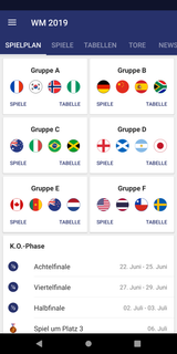 Frauen WM Spielplan & Ergebnisse 2019 PC