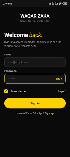Waqar Zaka PC