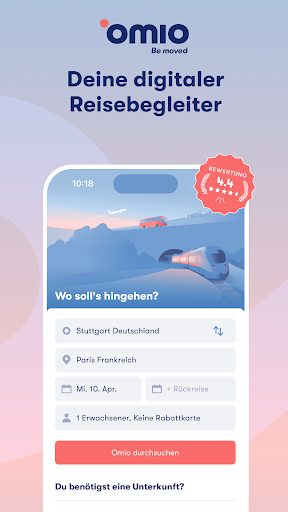 Omio: Bahn, Bus, Flüge, Fähre PC