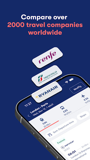 Omio: Trains, buses & flights পিসি