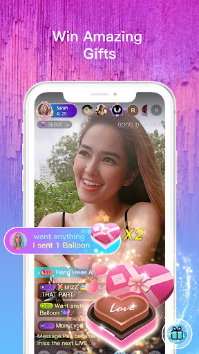 komputer GOGO LIVE Streaming Video Chat