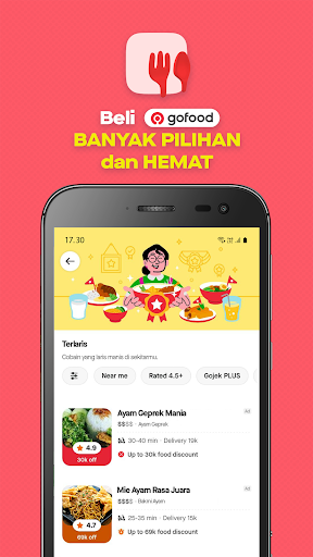 GOJEK - Transportasi Ojek, Delivery, Pembayaran