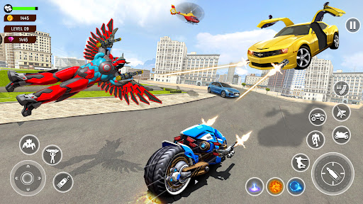 Flying Car Robot Game 2024 پی سی