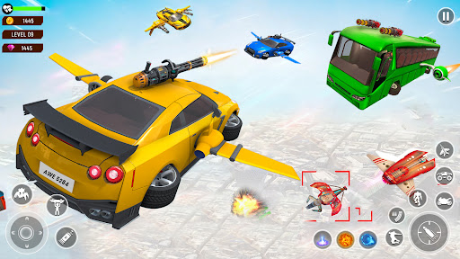 Flying Car Robot Game 2024 پی سی