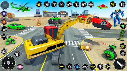 Monster Crane robot Car Games پی سی