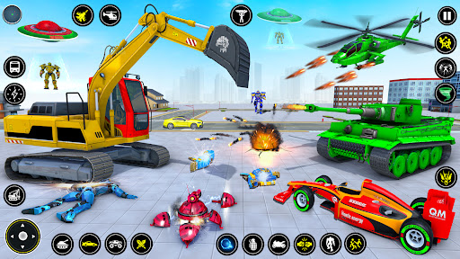 Monster Crane robot Car Games پی سی