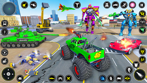 Monster Crane robot Car Games پی سی